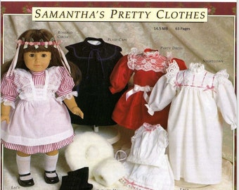 Instant Download!  Vintage Sewing Patterns for 18" Doll - Samantha's Pretty Clothes