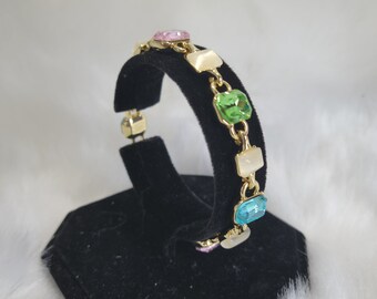 Bracelet pierres précieuses chaîne à la main Bracelets épais