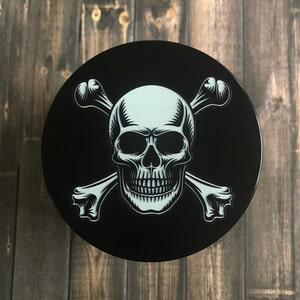 Skull Grinder, 4 Piece Large Herb Grinder, Stoner Gift, Boyfriend Gift, Smoke Accessories, Rock Music Gift, Gifts for Musicians