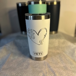 10 oz Custom Colored Yeti insulated Tumbler with custom logo engraved –  MancraftingTM