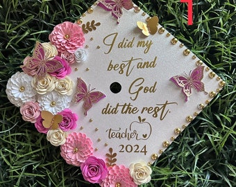 Graduation cap topper