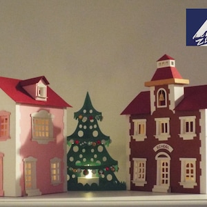 3D SVG Il villaggio di Jingle Bells parte 5 La scuola