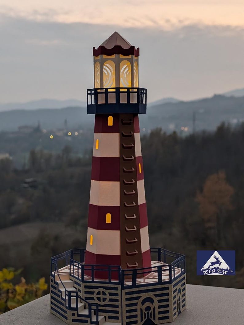 3D SVG and studio files Lighthouse Lantern image 10