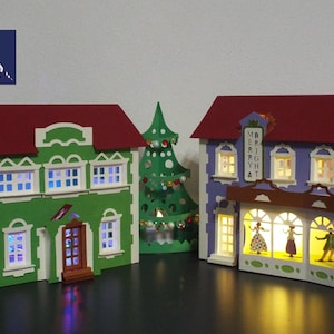 SVG 3D Das Jingle Bells Dorf Teil 11 Die Boutique