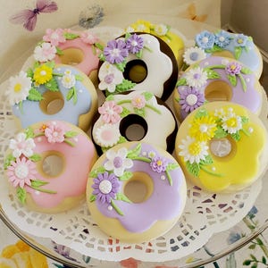 Spring /Summer Faux Designer Donuts Prop, Faux Foods, Fake Bake,