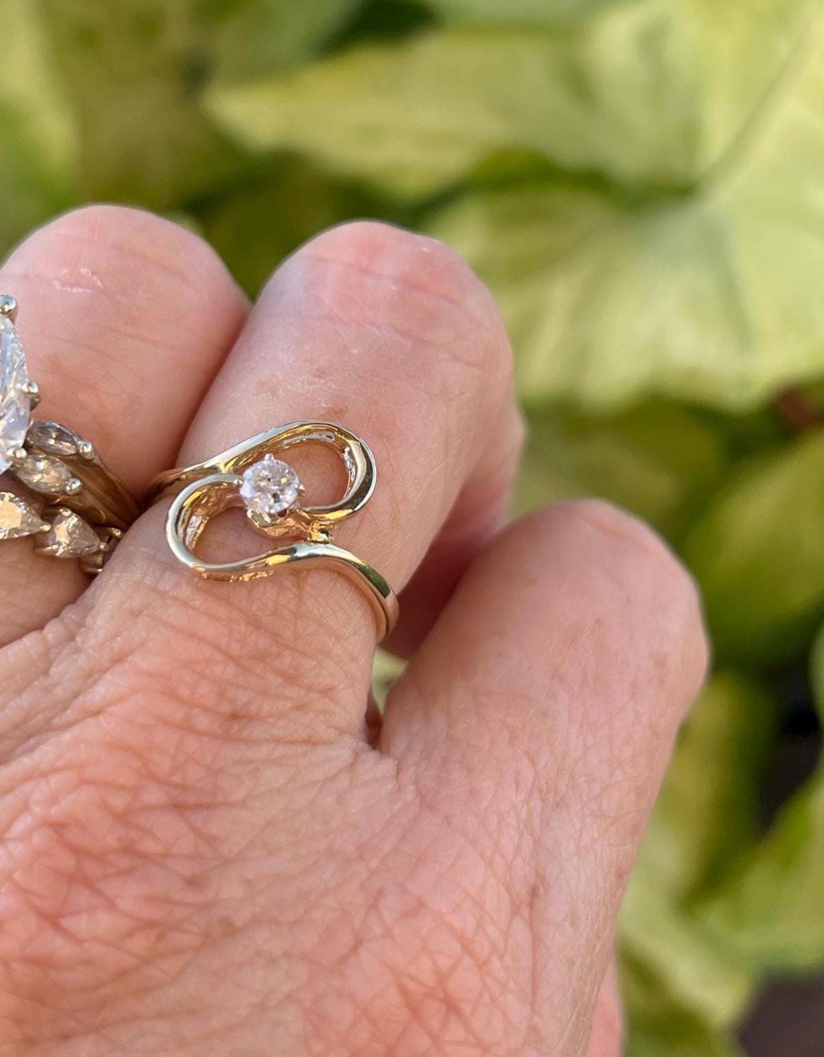 Flawed Diamond Ring - Etsy