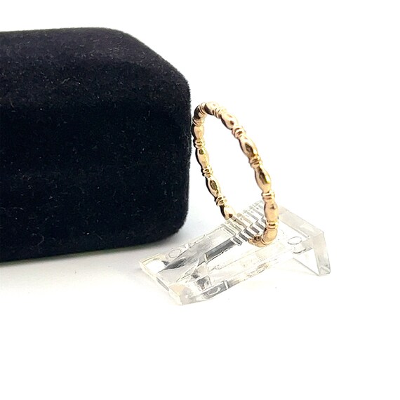 12k Gold Filled Ring Size 8 | Stackable Ring | Af… - image 9