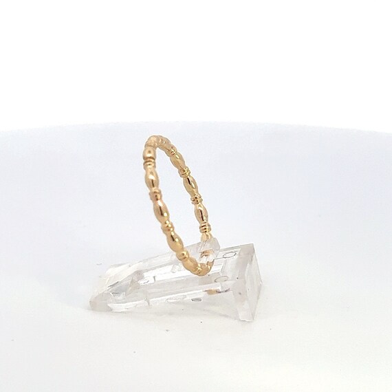 12k Gold Filled Ring Size 8 | Stackable Ring | Af… - image 5