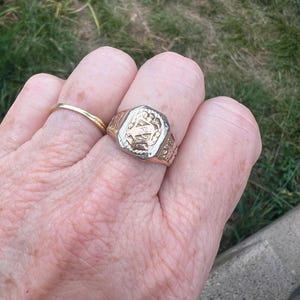 Hj 10k Gold Ring - Etsy