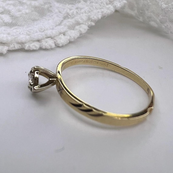 Artcarved Solitaire Ring ~ Stackable Layering Dia… - image 4