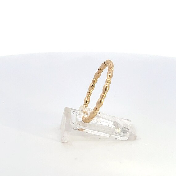 12k Gold Filled Ring Size 8 | Stackable Ring | Af… - image 6