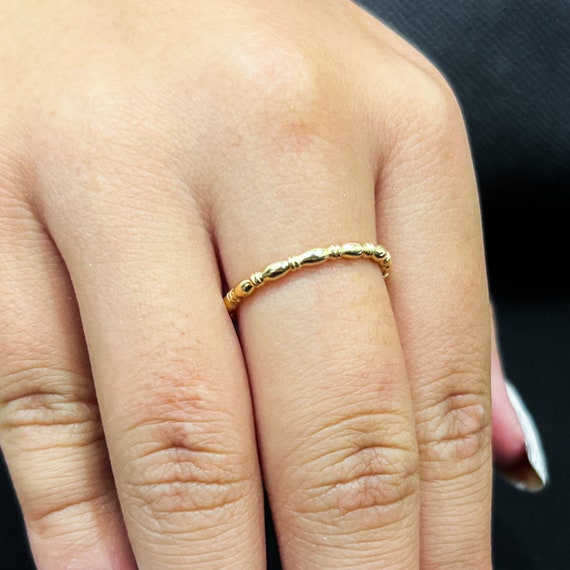 12k Gold Filled Ring Size 8 | Stackable Ring | Af… - image 7