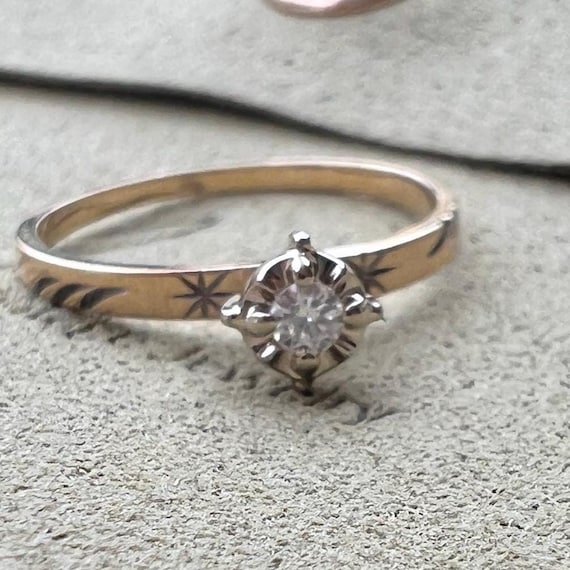 Artcarved Solitaire Ring ~ Stackable Layering Dia… - image 5