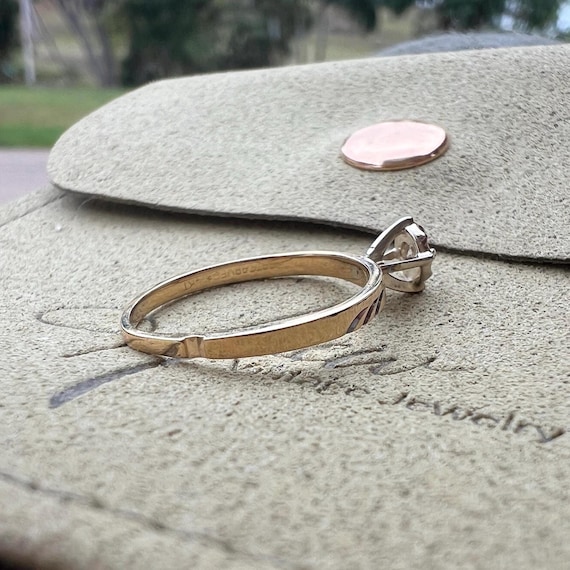 Artcarved Solitaire Ring ~ Stackable Layering Dia… - image 2