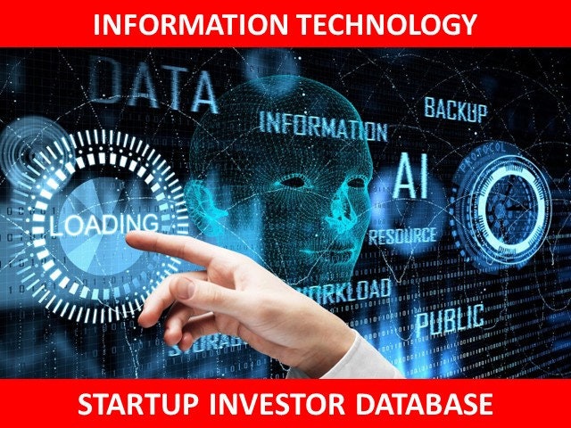 Information Technology Venture Capital Investors, Startup Investors ...