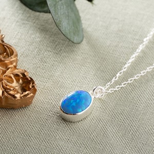 Opal Necklace | dainty necklace | gifts for her | opal jewelry | necklaces for her | minimalist | opal | minimalist jewelry | dainty jewelry