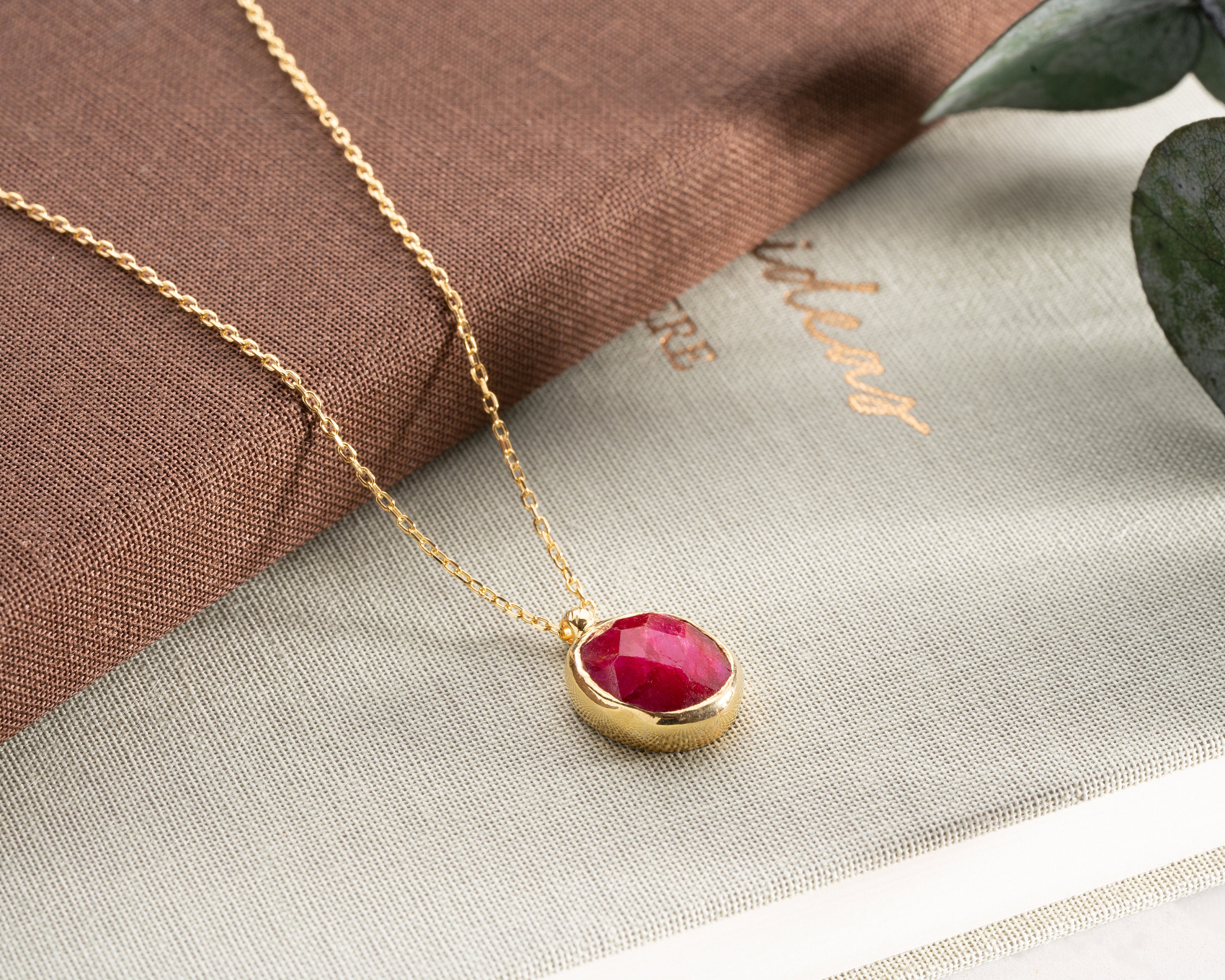 Ruby jewelry necklace deals