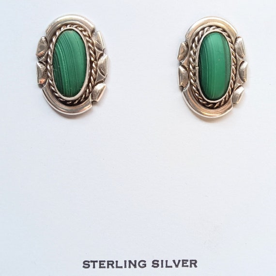 Vintage Navajo Artisan 925 Sterling Silver & Mala… - image 10