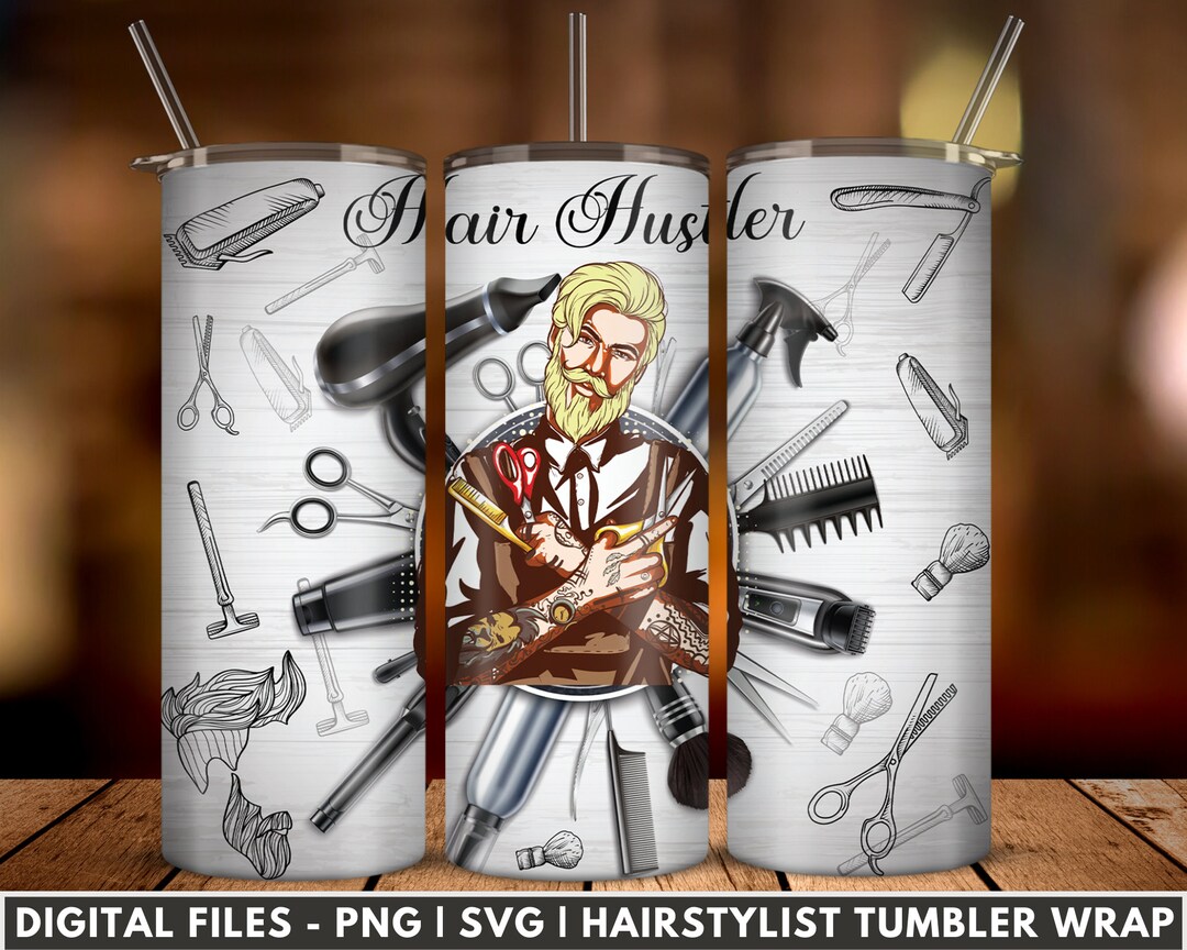 Hairstylist Tumbler Wrap Hair Stylist Tumbler Hair Dresser Etsy