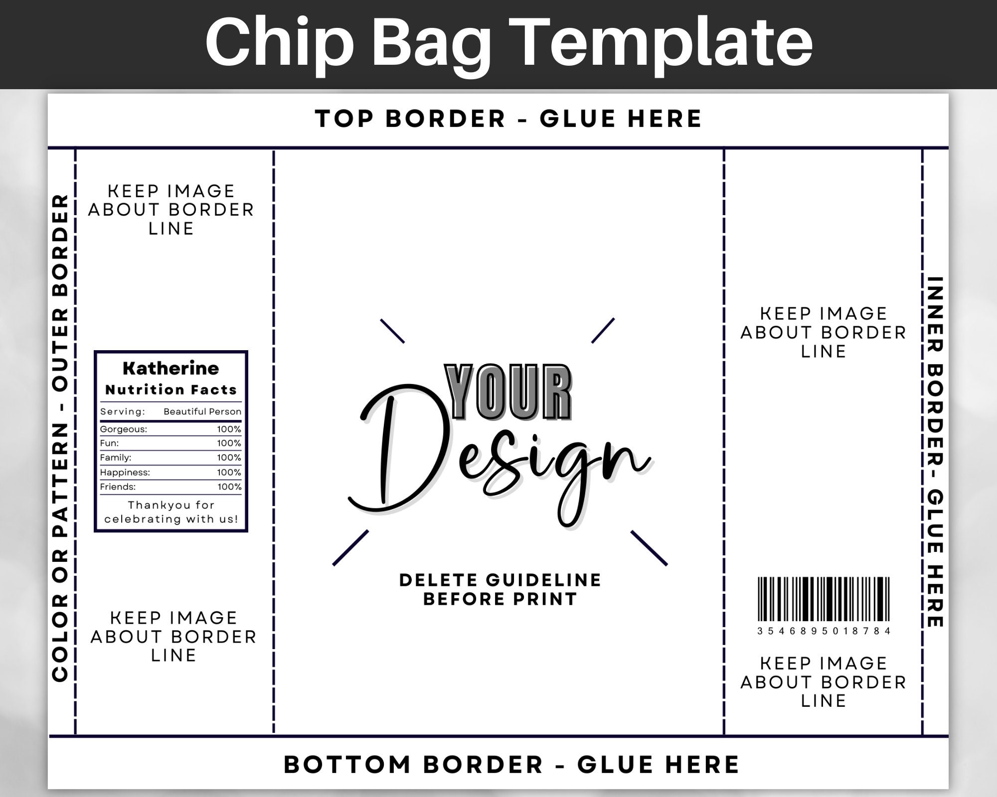 Chip Bag Template Blank Chip Bag Chip Bag Template Canva Etsy UK Chip Bag Template Blank Chip Bag Chip Bag Template Canva Etsy UK