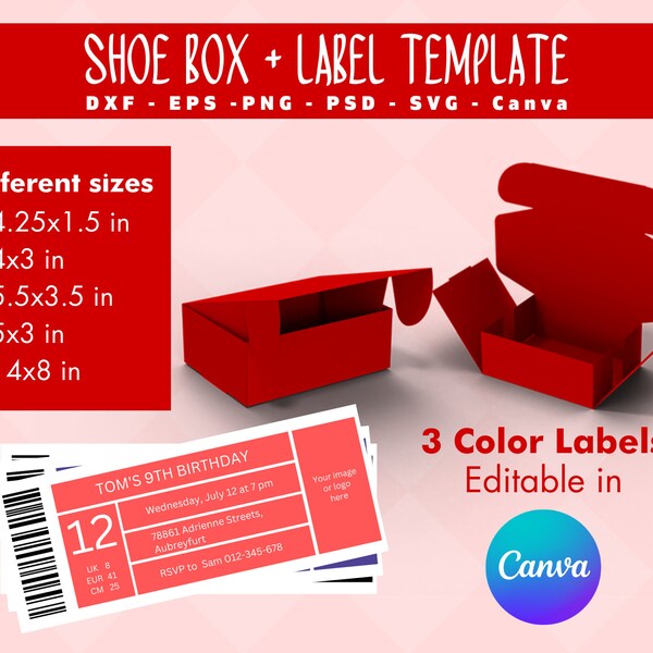 Nike Shoe Box - Etsy