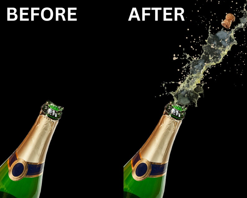 Champagner Spray Overlay, Sprühen Champagner Overlay, Silvester Party, Champagner Glas Aquarell png, Hochzeit Champagner, Champagner Spray png Bild 4