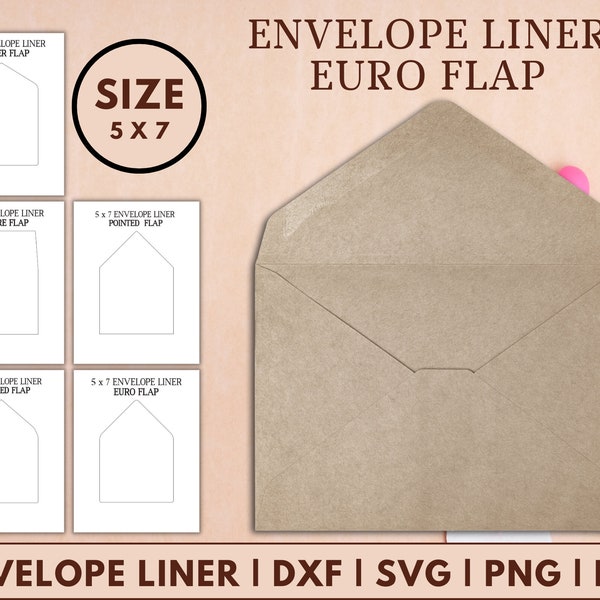 Envelope Liner Template, Envelope liner SVG,  Envelope Liner Printable, Canva, Instant Download