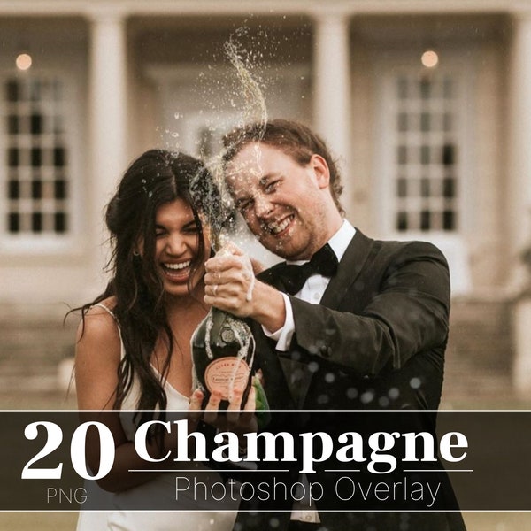 Champagne Spray Overlays, spraying champagne overlay, New Year Party, Champagne glass watercolor png, Wedding Champagne, champagne spray png