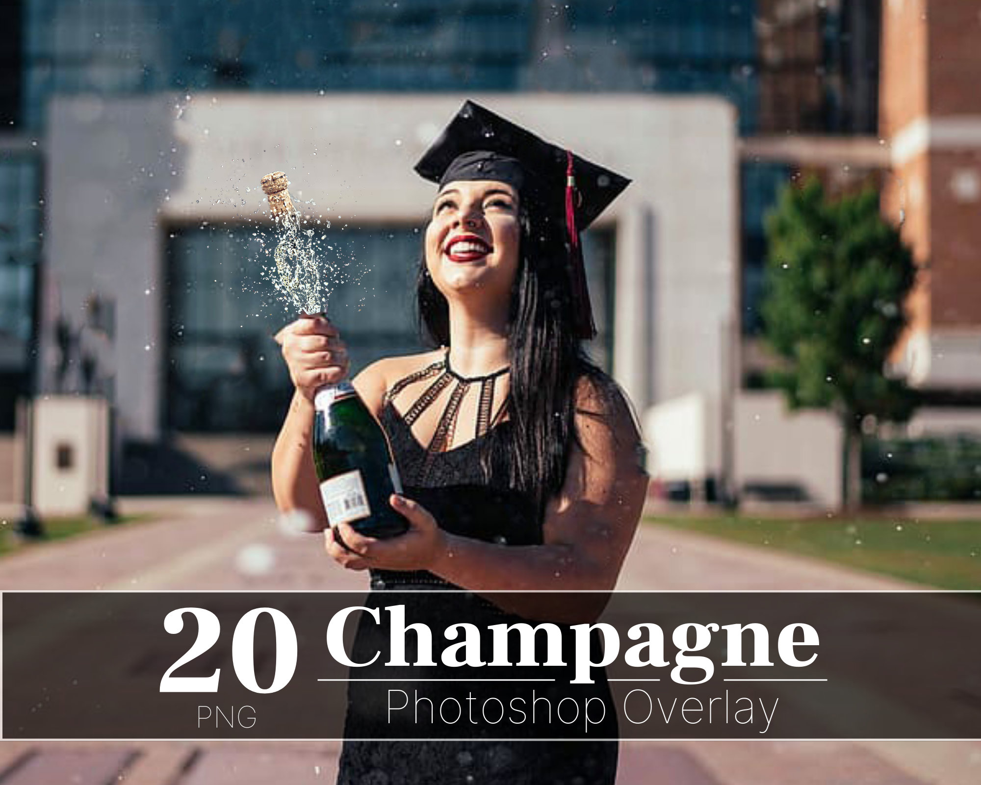 Champagne Spray Overlays Graduation Champagne Overlay - Etsy