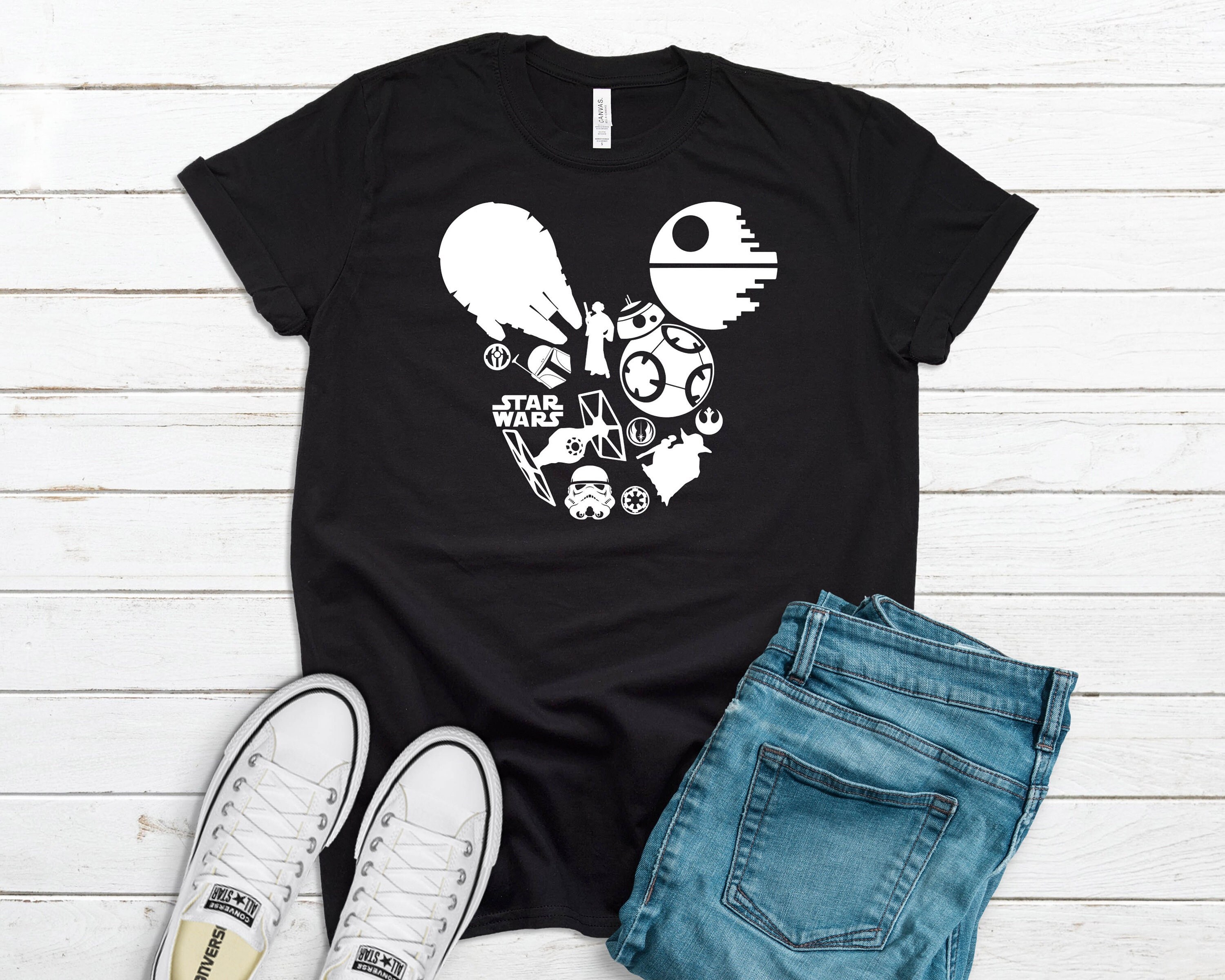 Discover Disney STAR WARS Mickey ears Shirt