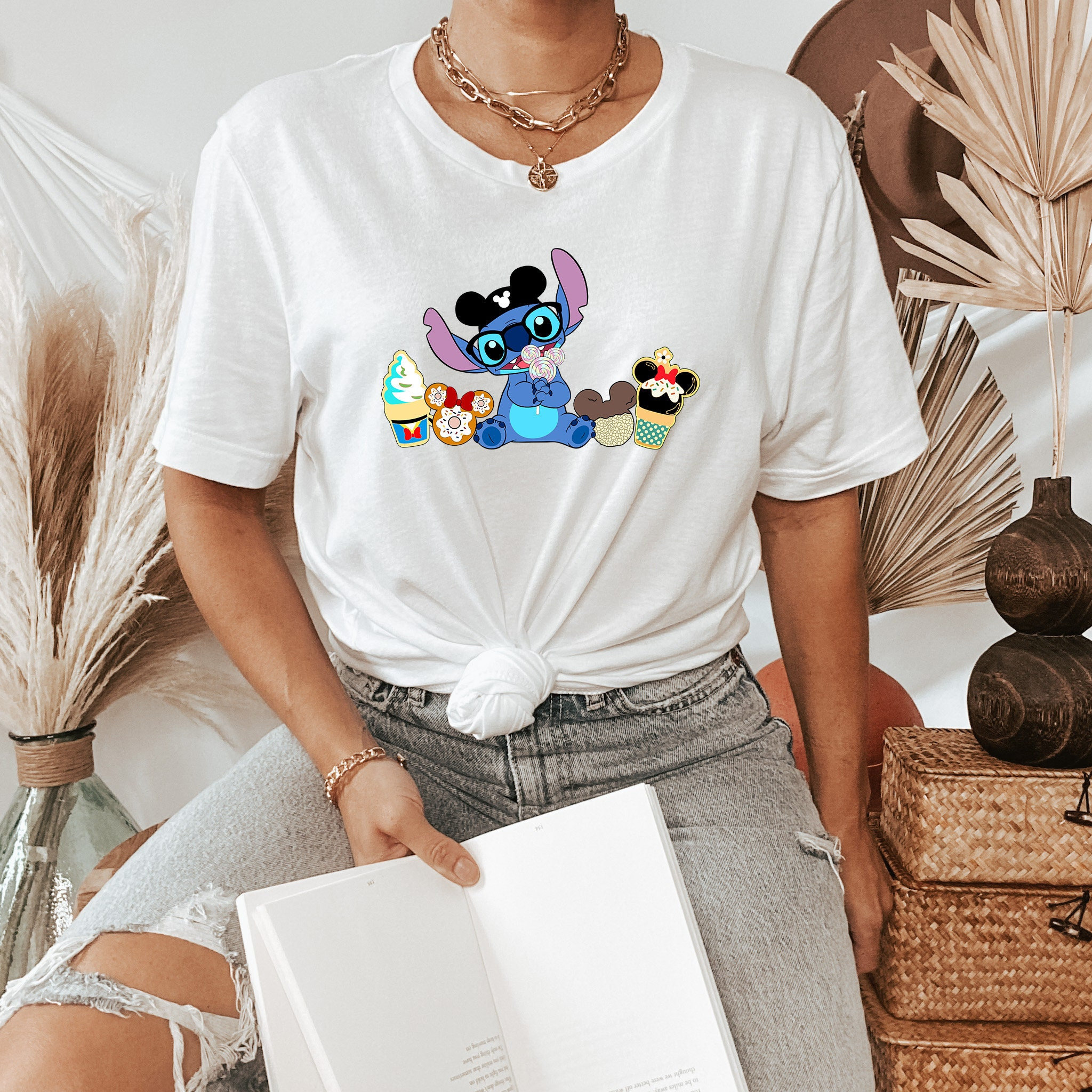 Discover Stitch Disney Snacks Shirt, Stitch and Mickey Shirt