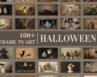 Paquete de imágenes para TV con temática de Halloween: Más de 100 protectores de pantalla espeluznantes de otoño (descarga digital)