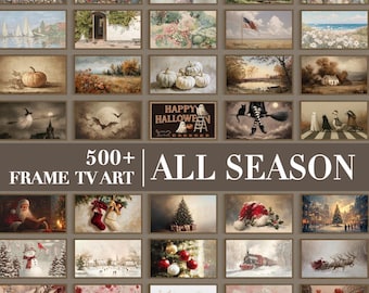 500+ All Season Frame TV Art Mega Bundle | Seasonal & Holiday Art Collection (Digital Download)