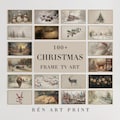 Vintage Christmas Frame TV Bundle | Winter Frame TV Art Set| Christmas Samsung Frame TV Art Christmas Digital Art For Frame Tv Holiday Decor