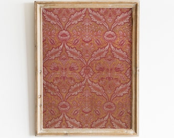 Vintage Textile Art Print | Antique Rug Pattern (Digital Download)