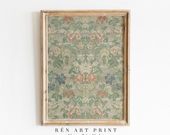 Vintage Tapestry Print | Country Cottagecore Wall Art (Digital Download)