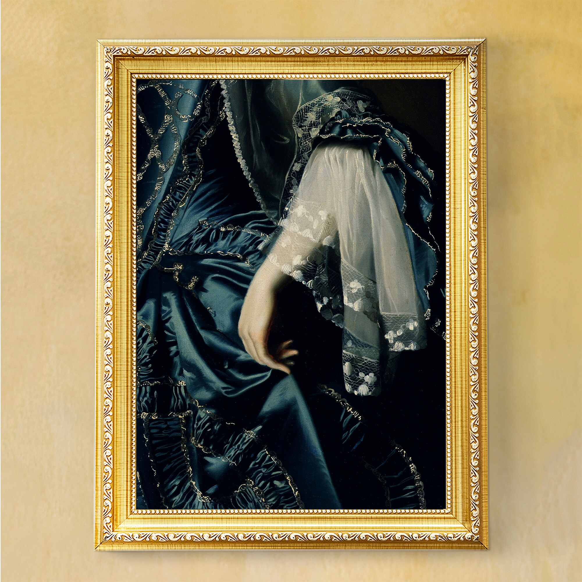 Victorian Painting Wall Art Vintage Eclectic Wall Art Dark - Etsy