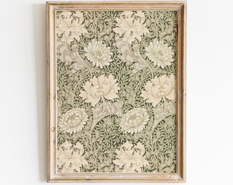William Morris Floral Print | Vintage Textile Art (Digital Download)