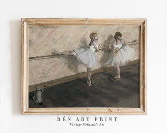 Edgar Degas Ballerina Print | Vintage Dance Studio Wall Art (Digital Download)