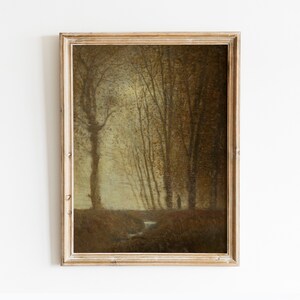 Autumn Gallery Wall Art Set of 6 Prints Warm Tone Wall Decor Antique ...