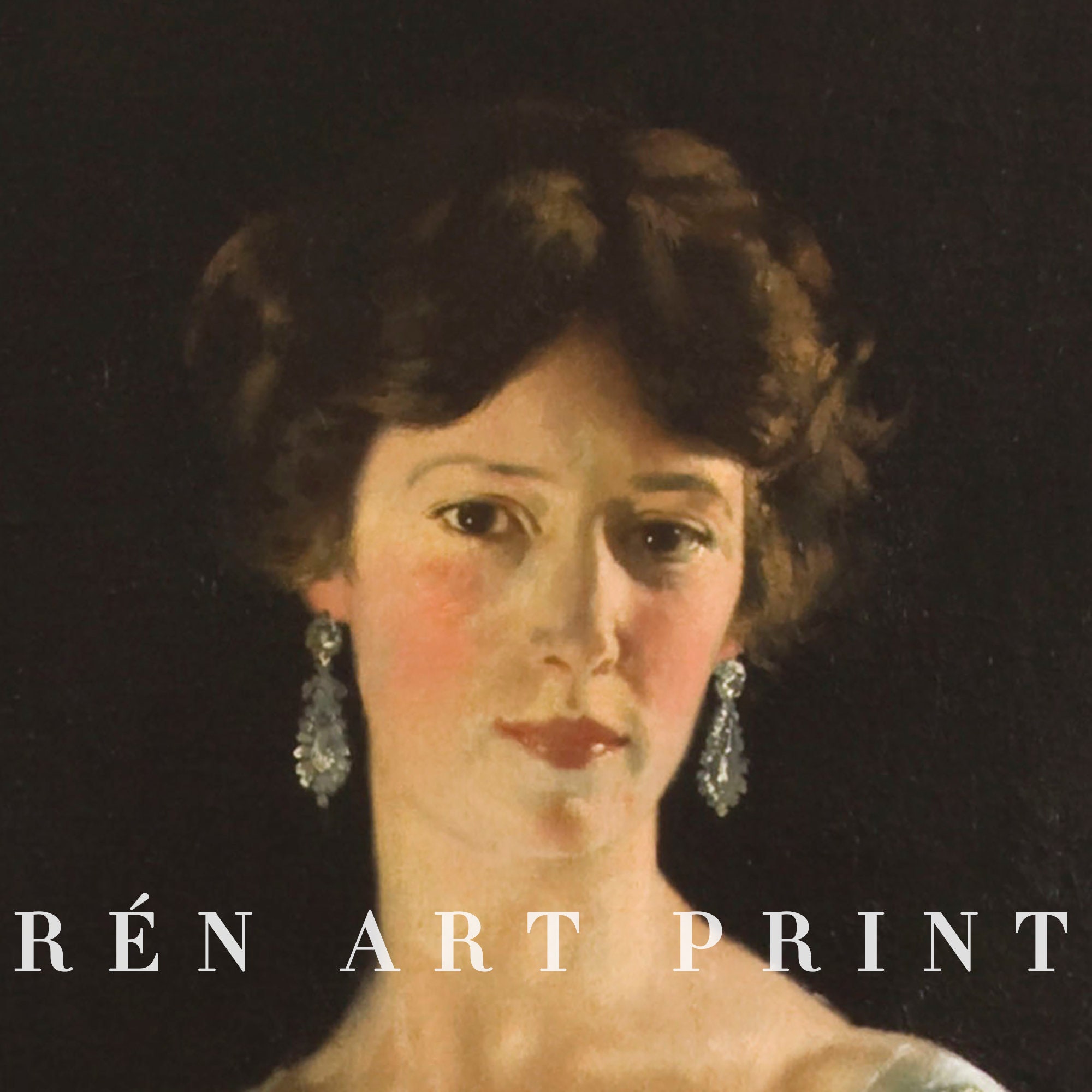 Antique Victorian Woman Portrait Print | Moody Wall Art (digital ...