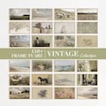 Vintage Frame TV Bundle | Neutral Frame TV Art Set Download | French Country Decor | Samsung Frame TV Art Bundle | Antique Art For Frame Tv