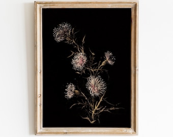 Vintage Moody Wall Art Dark Academia Print Dark - Etsy