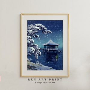 Arte de pared japonés antiguo / Impresión de arte japonés / Arte de pared imprimible asiático / Pintura japonesa vintage Impresión DIGITAL / Arte japonés IMPRIMIBLE
