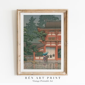 Stampa d'arte giapponese / Arte stampabile giapponese vintage / Arte murale stampabile asiatica / Decorazione murale minimalista / STAMPABILE / DOWNLOAD DIGITALE
