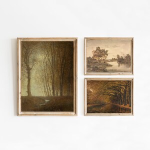 Autumn Gallery Wall Art Set of 6 Prints | Warm Tone Wall Decor ...