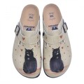 BLACK CAT Themed Comfortable Women's Clogs, CAT Lovers, Cat Lover Gifts,  , Leather Clogs, Traveling Clogs, Comfy Clogs product logo