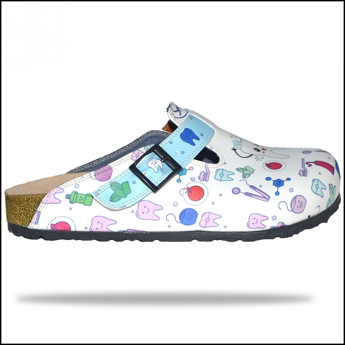 Tooth Shoes Dentist's Clogs Dental Gifts Dental Etsy