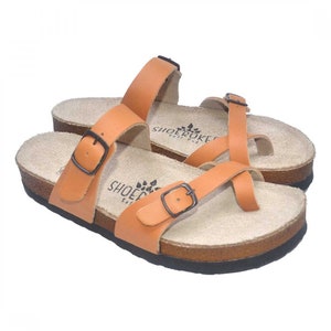 Leather Gladiator Sandals: Adjustable Buckle Summer Travel Shoes