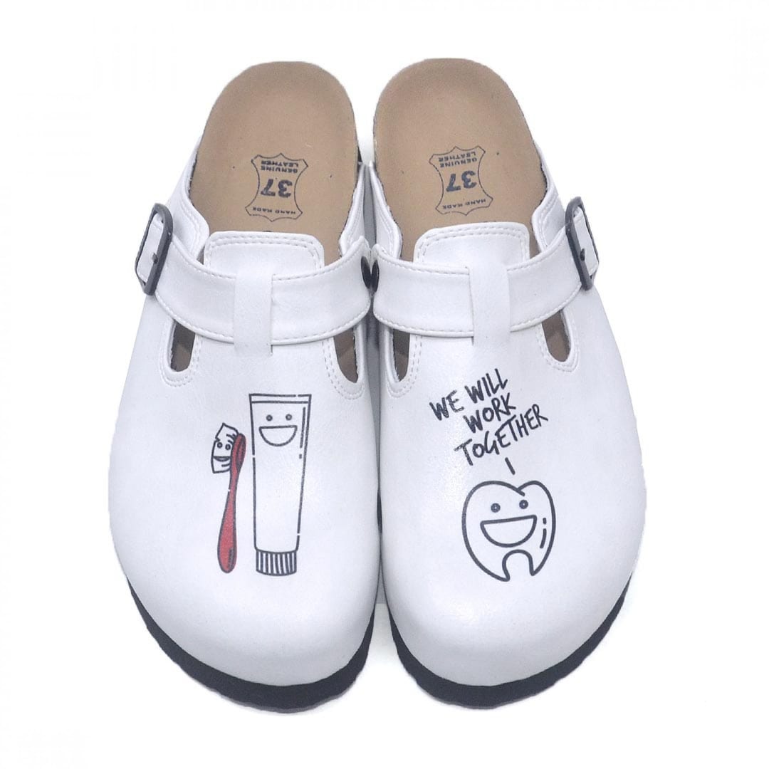 Dentist Clogs Dental Shoes Dentistry Sandals Toothbrush and Etsy